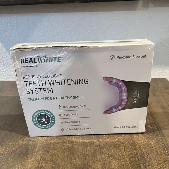 Primal Life Organics Natural Teeth Whitening System Red and Blue LED - Picture 2 of 12